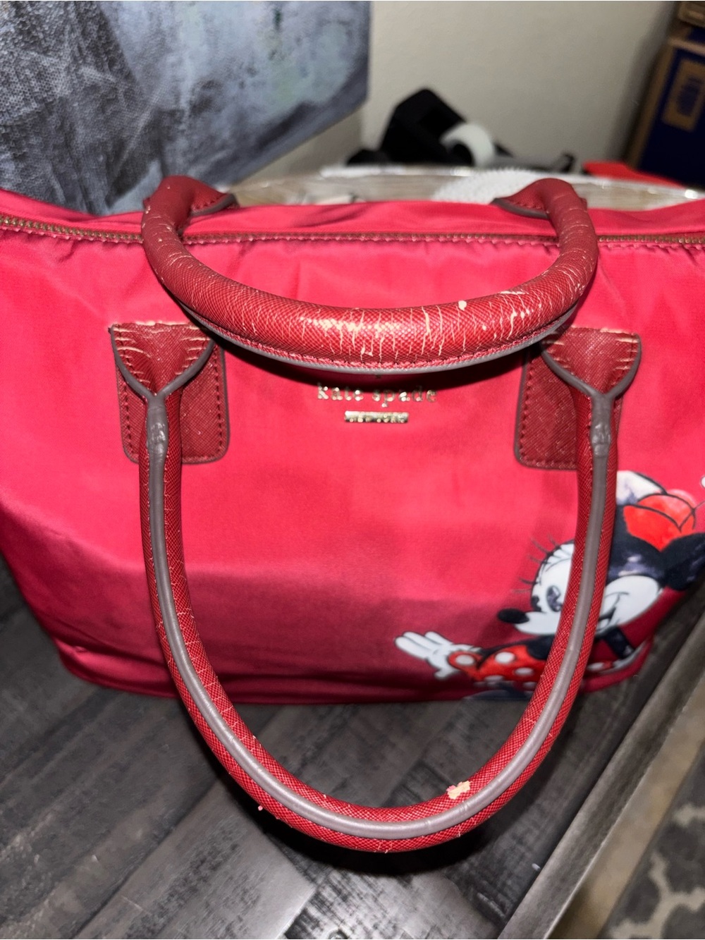 Disney x Kate Spade New York Minnie Mouse Nylon Satchel/Tote Bag - Picture 2 of 6